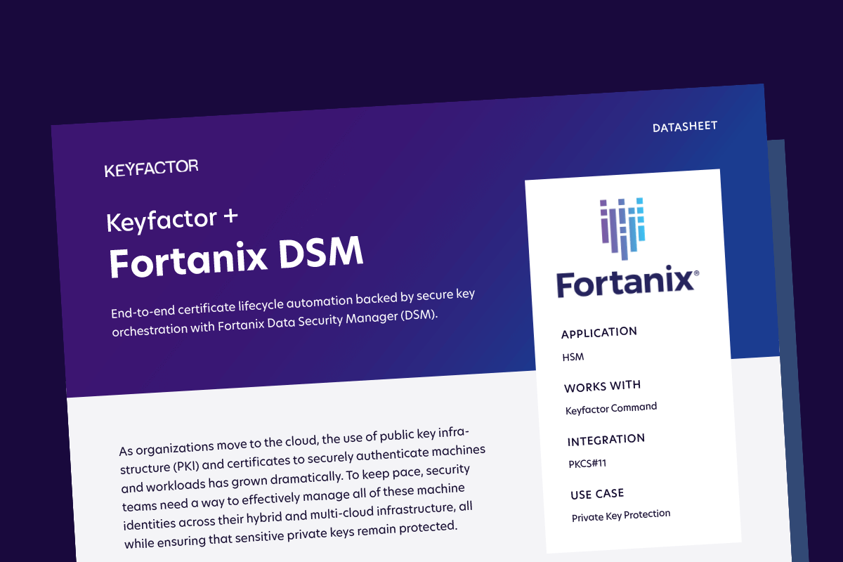 keyfactor datassheet
