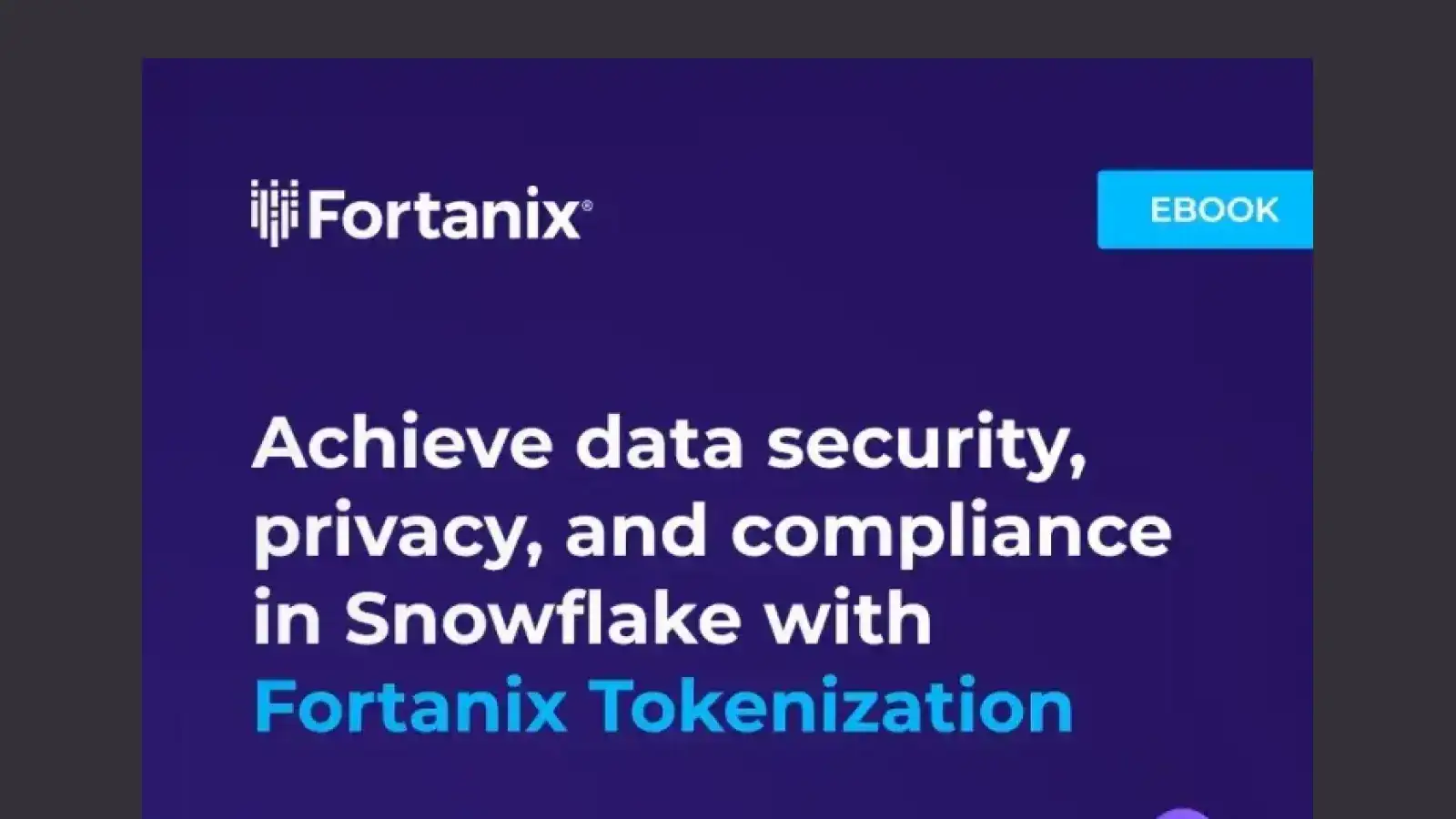  Snowflake with Fortanix Data Tokenization