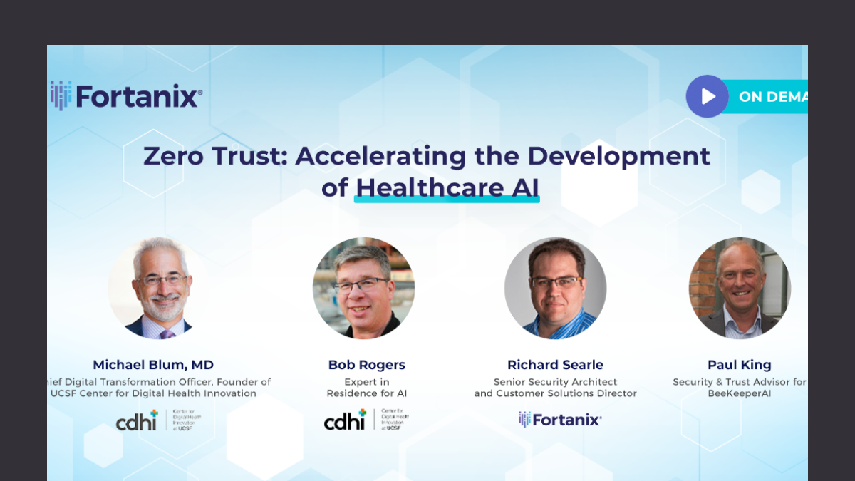 Zero Trust: Accelerating the Development of Healthcare AI
